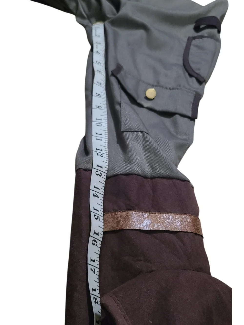 Kids Brown Faux Shearling Aviator Costume 2 Piece 4-5T